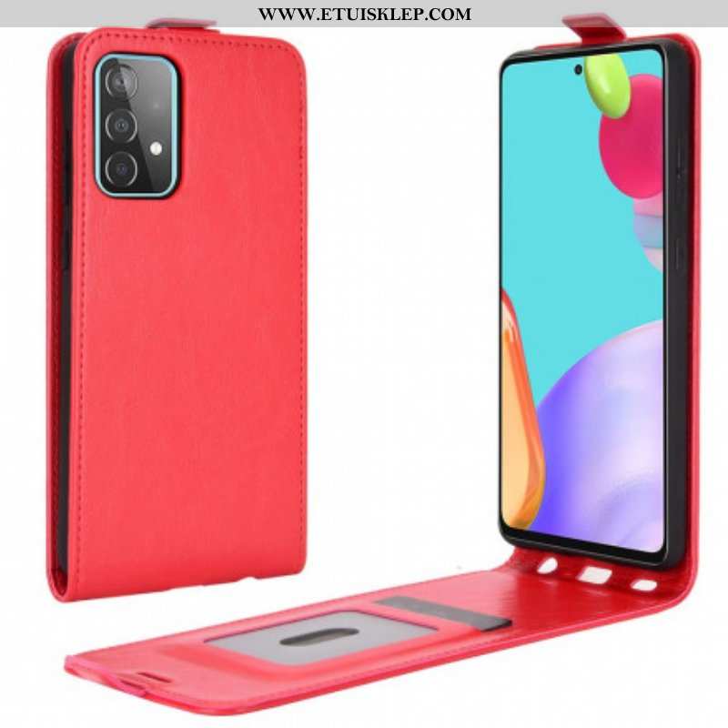 Etui Na Telefon Pokrowce do Samsung Galaxy A52 4G / A52 5G / A52s 5G Etui Folio Pionowa Klapa Z Efek